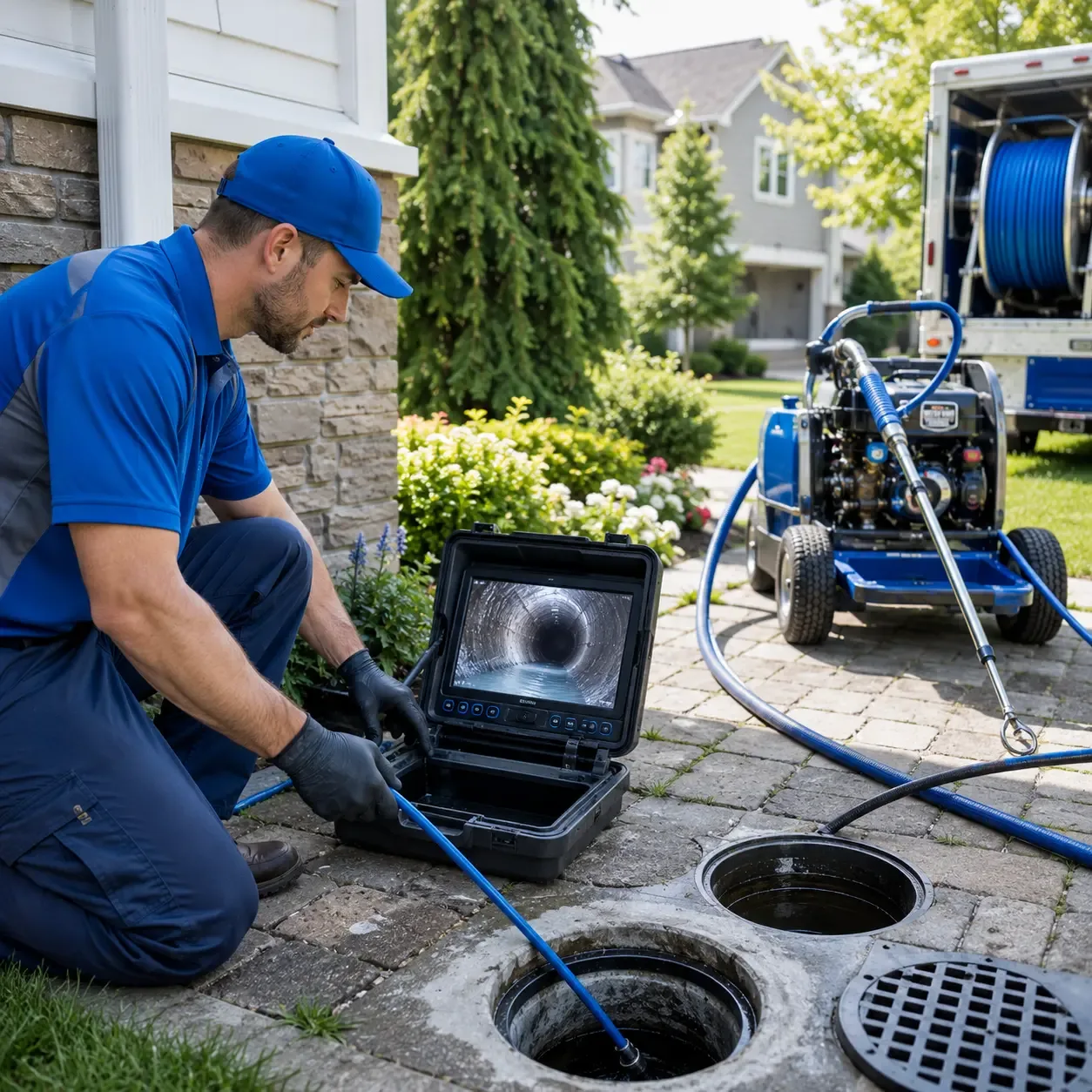 Outdoor drain cleaning professionals serving Keyport, NJ